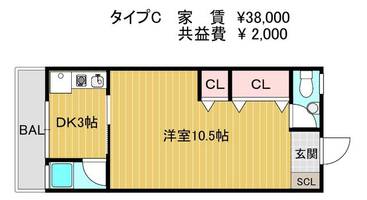 物件の間取り画像