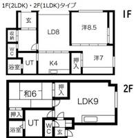 長谷川ハイツの間取り
