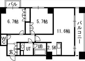 物件の間取り画像