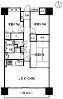 物件の間取り画像