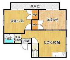 コーポ晃栄101の間取り