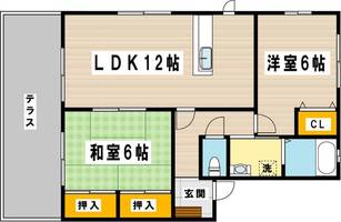 アネシス一枝C棟の間取り