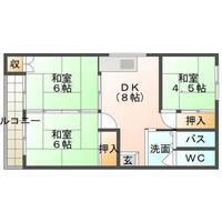 アネシスクオーレ Ⅱの間取り