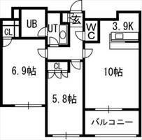 物件の間取り画像