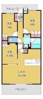 物件の間取り画像