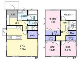 物件の間取り画像