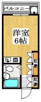 兵庫県明石市西明石南町2丁目(マンション)の賃貸物件の間取り