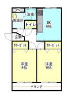 イヅミマンション201の間取り