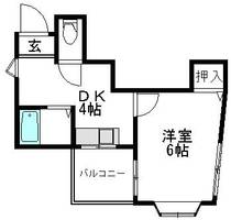 福岡県福岡市城南区鳥飼6丁目(マンション)の賃貸物件の間取り