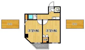 福岡県福岡市西区姪浜駅南3丁目(マンション)の賃貸物件の間取り