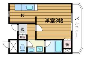 メロディーハイツ千里丘の間取り