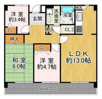 物件の間取り画像