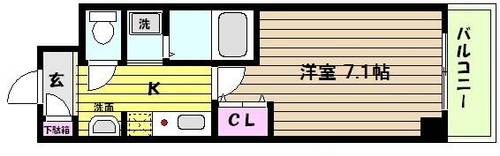 兵庫県神戸市東灘区御影本町6丁目(マンション)の賃貸物件の間取り