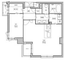 マニフィーク北桜塚404の間取り