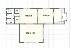 福岡県田川郡福智町赤池(一戸建)の賃貸物件の間取り