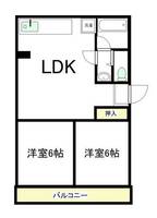 愛知県名古屋市昭和区鶴舞2丁目(マンション)の賃貸物件の間取り