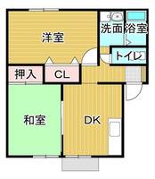 兵庫県加東市新町(アパート)の賃貸物件の間取り