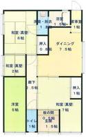 大阪府藤井寺市岡1丁目(一戸建)の賃貸物件の間取り