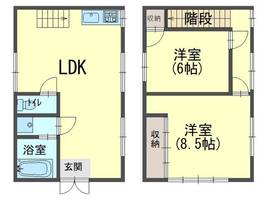 兵庫県丹波市柏原町柏原(一戸建)の賃貸物件の間取り