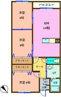 フィオーレ緑町102の間取り