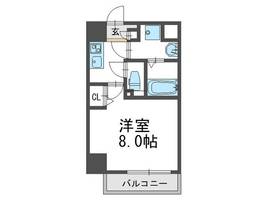 大阪府大阪市此花区四貫島1丁目(マンション)の賃貸物件の間取り