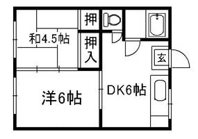 ドム姪浜202の間取り