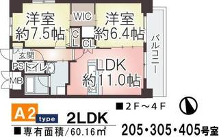 物件の間取り画像