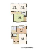 福岡県春日市下白水北6丁目(一戸建)の賃貸物件の間取り