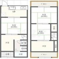 大阪府堺市西区浜寺石津町西4丁(一戸建)の賃貸物件の間取り