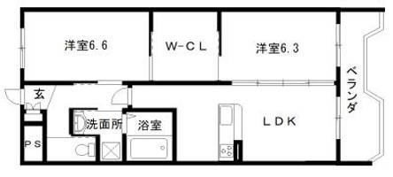 物件の間取り画像