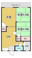 福岡県北九州市門司区大里東4丁目(アパート)の賃貸物件の間取り