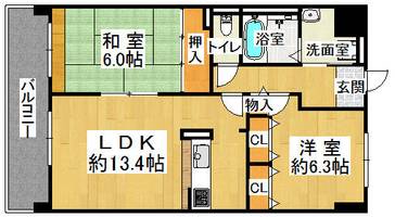 物件の間取り画像