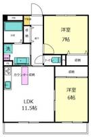 物件の間取り画像