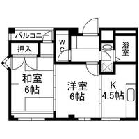 兵庫県神戸市東灘区甲南町3丁目(マンション)の賃貸物件の間取り