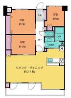 ユニハイムエクシア東灘森北町の間取り