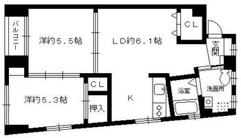 物件の間取り画像