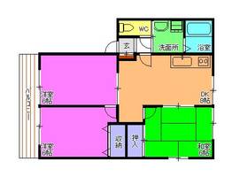 物件の間取り画像