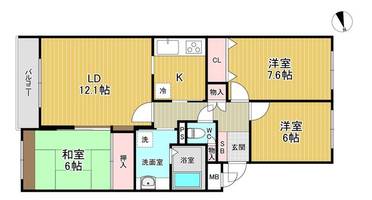 物件の間取り画像