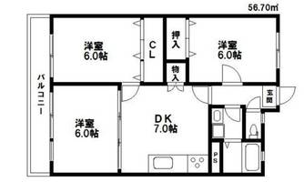 物件の間取り画像