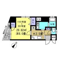 コンフォール元町301の間取り