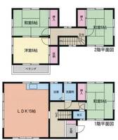 愛知県春日井市高山町4丁目(一戸建)の賃貸物件の間取り