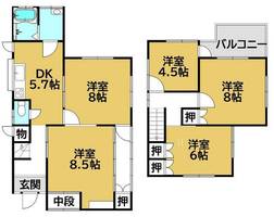物件の間取り画像