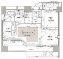 トラスト大濠公園ティアスの間取り