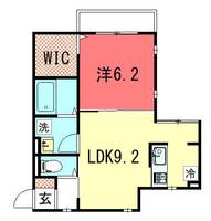 サウスガーデン201の間取り