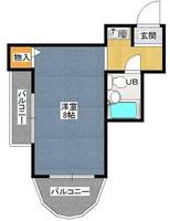 兵庫県神戸市灘区桜ケ丘町(アパート)の賃貸物件の間取り
