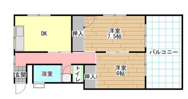 物件の間取り画像