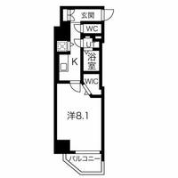 ワールドアイ天王寺ミラージュⅡの間取り