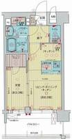兵庫県神戸市長田区細田町2丁目(マンション)の賃貸物件の間取り