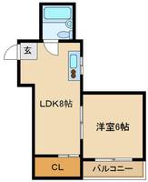 夏山マンションの間取り