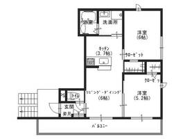 物件の間取り画像